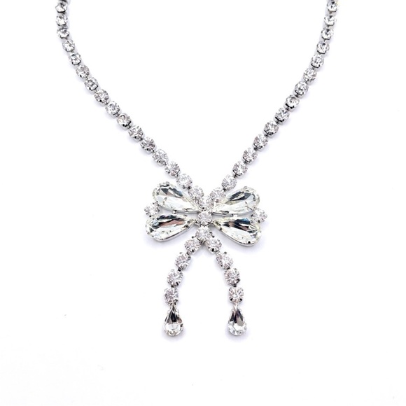 Rare! Alessandra Rich Crystal butterfly Necklace